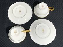 ■1円 Noritake ノリタケ ティーカップ＆ソーサー(コーヒー/紅茶兼用) 2客 ボーンチャイナ 4403 サブライム 割れ欠けなし_画像4