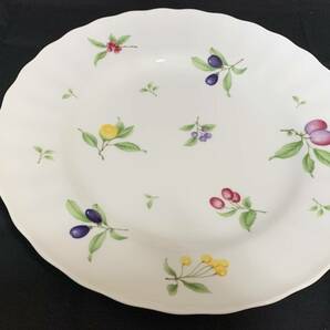 ■1円 未使用品 Noritake ノリタケ Bone China ボーンチャイナ コンテンポラリー 大皿 プレート フルーツ柄 洋食皿 箱付き 割れ欠けなしの画像2