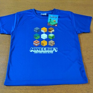 W☆新品☆マインクラフト☆半袖Ｔシャツ☆１６０cm☆男の子用☆ブルー☆No.1589