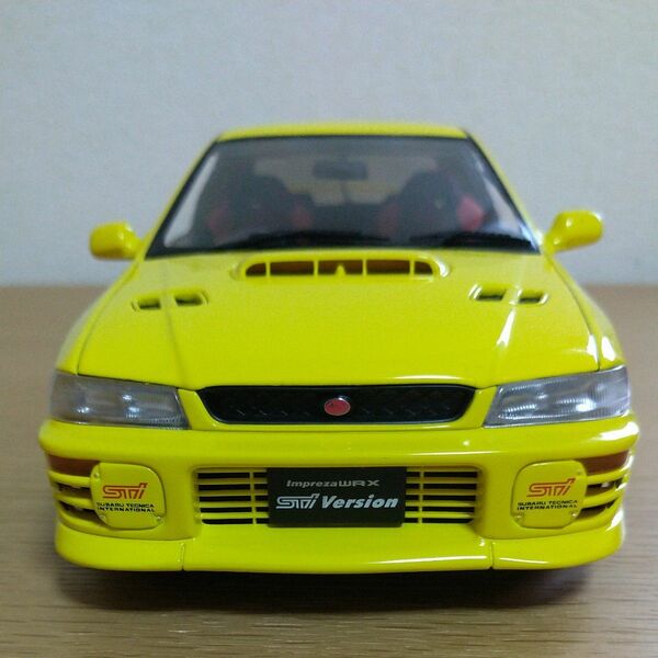  1/18 AUTO art 76611 SUBARU impreza WRC TYPE R Yellow