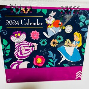 アリス　カレンダー　2024 新品　不思議の国のアリス　ディズニー