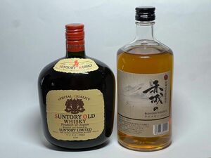 サントリー オールド 古酒特級、碧Ao、赤城のウイスキー SUNTORY 寿