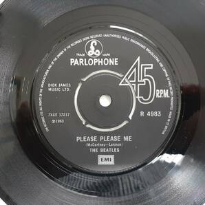 UK盤 7inch EP/Please Please Me/mono モノラル/EMI-Parlophone/R4983/1976年 英国盤/Beatles, theの画像2