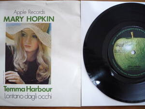 UKオリジナル 7inch EP/Mary Hopkin/Temma Harbour (夢みる港)/Apple 22/メリー・ホプキン