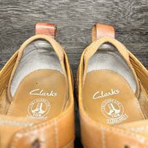 ◆Clarks◆ クラークス カジュアル レザー スニーカー　ウイングチップ 靴 メンズ 26cm　中古　宅急便　即決_画像6