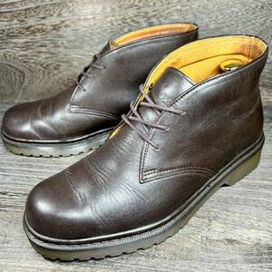 *Hawkins* Hawkins воздушный подушка 24.5cm( надпись US6 1/2) ботинки чукка Brown мужской кожа обувь обувь кожа б/у takkyubin (доставка на дом) быстрое решение 