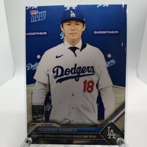 【新品同様、各2枚ずつ】Topps 大谷翔平/山本由伸選手Dodgers入団会見記念 & 山本選手入団会見記念（MLB 1st）、24H限定販売カード _画像4