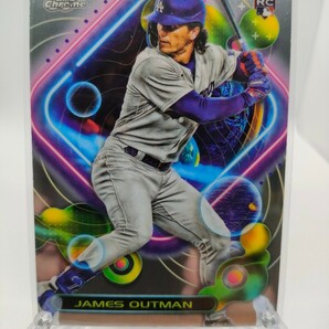 【ルーキーカード】アウトマン - 2023 Topps Chrome Cosmic #146 ～大谷翔平選手とドジャース同僚～の画像1