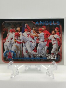 【最新2024☆エンゼルス チームカード】大谷翔平、最後のエンゼルスチームカード - 2024 Topps Series 1 #279 Angels Team Card