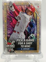 【インサート】大谷翔平、ホームランチャレンジ（スクラッチ前）- 2023 Topps Series 1 #HRC-30 Home Run Challenge_画像1