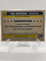 【直筆サイン／ルーキーカード】ヌートバー - 2022 Topps Series 2 #87BA-LN Autographs ～大谷翔平選手とWBCで共闘～_画像2