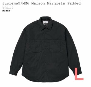 Supreme MM6 Maison Margiela Padded Shirt Black Lサイズ ブラック ②