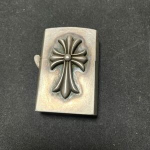 1円スタート　ZIPPO クロム ライター 喫煙具 アクセサリー　ジャンク品　136g starring 