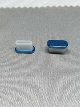 [定形] Type-C コネクタカバー ブルー 2個 / 防塵 保護キャップ コネクタキャップ ダストプラグ ダストカバー 充電口 充電端子 iPhone15_画像7