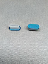 [定形] Type-C コネクタカバー ブルー 2個 / 防塵 保護キャップ コネクタキャップ ダストプラグ ダストカバー 充電口 充電端子 iPhone15_画像8