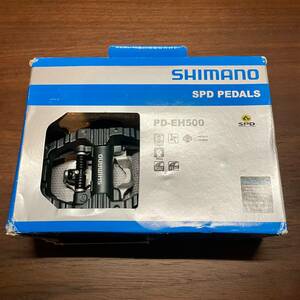 美品 シマノ SHIMANO ペダル SPD PD-EH500 トレッキング 片面SPD 片面フラット SM-SH56クリート付属 EPDEH500