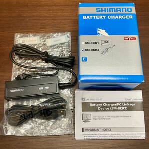 未使用品 シマノ SHIMANO SM-BCR2 バッテリーチャージャー Di2 電動 ビルトイン 内蔵式 バッテリー充電器 ケーブル付属の画像1