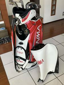 最終出品【超美品/２ラウンド使用/大口径10インチ】大迫力　注目度抜群　HONMA１０インチ　キャディバッグ　※昨年12月購入２ラウンド使用 