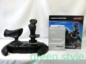 # Thrustmaster　スラストマスター　T.Flight HOTAS X　フライトスティック　ジョイスティック　Windows　PC対応　箱あり　動作確認済