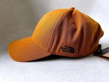 新品 正規品 USA限定 The North Face ノースフェイス ロゴ刺繍 帽子 オックスフォードキャップ 男女兼用 調節可能 Timber TAN_画像8
