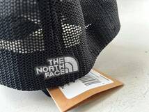 新品 USA限定 本物 The North Face ノースフェイス FLEXFIT トラッカーハット メッシュキャップ S/M 帽子 男女兼用 調節可能 Black_画像9