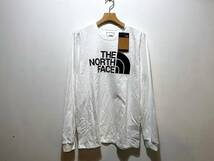 送料￥380 新品 日本未発売 正規品 USA限定 The North Face ノースフェイス US-M 袖ロゴ 長袖Tシャツ ロンT WHITE_画像5