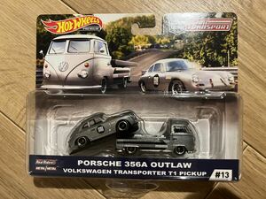 ホットウィール Hotwheels チームトランスポートTEAM TRANSPORT PORSCHE 356A OUTLAW VOLKSWAGEN TRANSPORTER T1 PICKUP ポルシェワーゲン