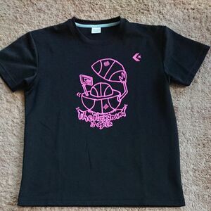 ☆コンバース☆★CONVERSE★プリント　半袖Ｔシャツ ドライTシャツ L JASPO CONVERSE レディース 