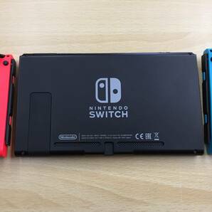 070 C-835/【1円スタート】Nintendo Switch 本体 Joy-Con(L)ネオンブルー/(R)ネオンレッド [2017年3月モデル]の画像5