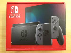 070 C-837/【1円スタート】Nintendo Switch 本体 Joy-Con(L)/(R)グレー 外箱小型版