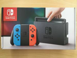 070 C-759/【1円スタート】Nintendo Switch 本体 旧型 Joy-Con (L)ネオンブルー/(R)ネオンレッド