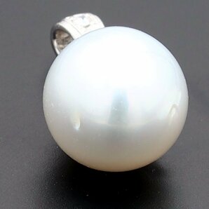 TASAKI タサキ 田崎真珠 パール 南洋 ダイヤ プラチナ(Pt900) ペンダントトップ pearl platinum pendanttopの画像3