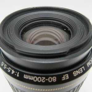 【★１円～★現状販売！】[UK13645]カメラレンズ Canon ZOOM LENS EF 80-200mm 1:4.5-5.6の画像3