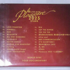 ◆B'z LIVE-GYM Pleasure 2023-STARS-【Blu-ray2枚組】【初回出荷生産アクリルスタンド付】◆新品同様美品の画像2