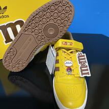 26.5cm ★新品 M&Ms × adidas FORUM LO84 アディダス × エムアンドエムズ フォーラム ロー 84 スニーカー イエロー コラボ GY1179_画像5