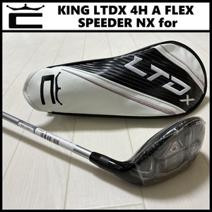 ★送料無料★ 新品 コブラ KING LTDX 4H A FLEX SPEEDER NX for コブラ 純正ヘッドカバー付 21° プーマ ユーティリティ レディース ①