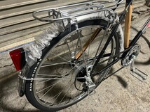 ○ (L) 当時物 未使用品？ 塩野自転車 レトロ デコチャリ 22インチ SHIMANO PPS-FH 5Speed 初期保護シート付き 長期保管現状品 ③_画像9