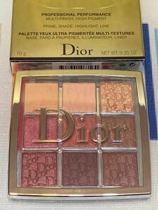 美品 ★☆ Dior バックステージ アイシャドウ パレット 004 ローズウッド　★☆★ 残量9.5割〜　（＊紙箱付き）