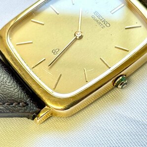 1円スタート☆【SEIKO】セイコー 6020-5610 QUARTZ 14K ゴールド クォーツ スクエア ヴィンテージ 腕時計 質屋ユニオン 中古AB品の画像6