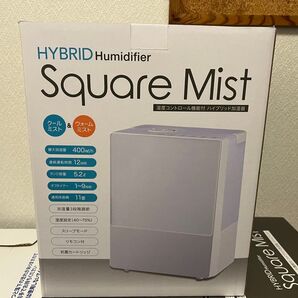 ハイブリッド加湿器 スクエアミスト HFT-1725WH ホワイト