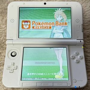 ニンテンドー3DSLL ピンク×ホワイト ポケモンバンク・ポケムーバー 他ポケモンソフト