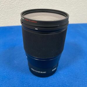 【中古美品】SIGMA シグマ 16mm F1.4 DC DN for SONY Eマウント ソニー用の画像1