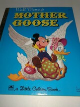【ハイセンス絵本】絵本 リトルゴールデンの会 a little golden book walt disney's mother goose 17cm20cm_画像2