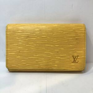 ルイヴィトン LOUIS VUITTON 2つ折り財布 M63509 ポルトモネビエトレゾール MI1929 財布 エピ L字ファスナー