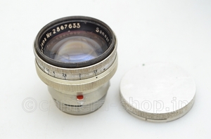 Carl Zeiss Jena Sonnar 1:1.5 f=5cm red T aluminium for Contax mount