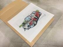 【正規品 絶版】Bowイラスト ニッサン フェアレディ240Ｚ カーマガジン 234 Nissan Fairlady 240Z アンティーク クラシックカー 旧車 絵_画像4