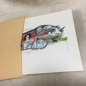 【正規品 絶版】Bowイラスト アルファロメオ ジュリア Ti スーパー カーマガジン 235 Alfa Romeo Giulia Ti Super クラシックカー 旧車 絵の画像5