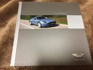 [ unused regular goods Japanese edition ] Aston Martin V8 vantage main catalog Aston Martin VANTAGE Aston Martin 