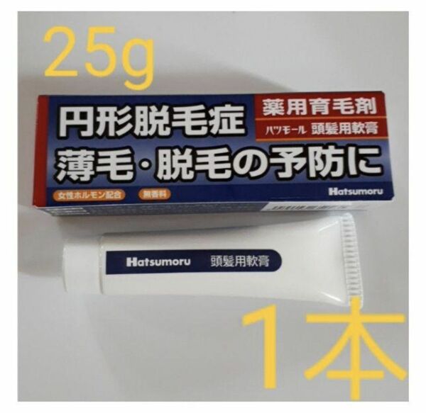 ハツモール 頭髪用軟膏 強力ベハールングS 25g【田村治照堂】1本