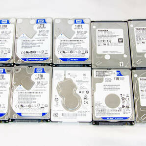 ★☆ハードディスク HDD 1000GB 1TB 10個セット 2.5インチ 有名メーカー各種 内蔵型 健康状態 動作保証☆★の画像1